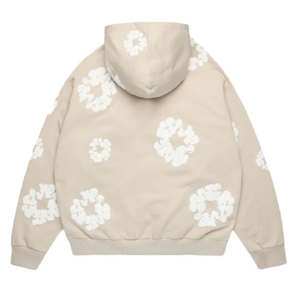 Denim Tears Cotton Wreath Hoodie Oatmeal