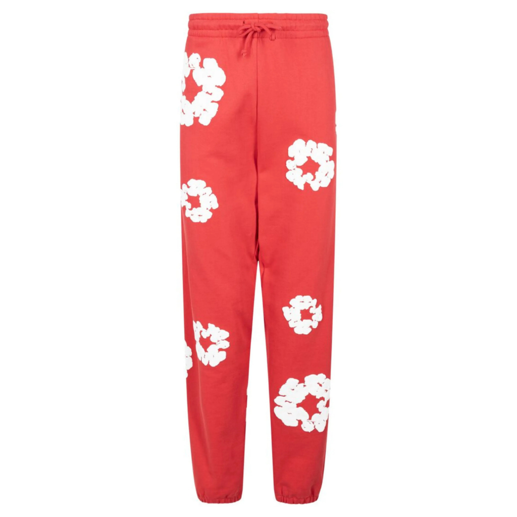 Denim Tears Cotton Wreath Sweatpants Red