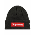 Supreme x New Era Box Logo knitted beanie (BLACK)