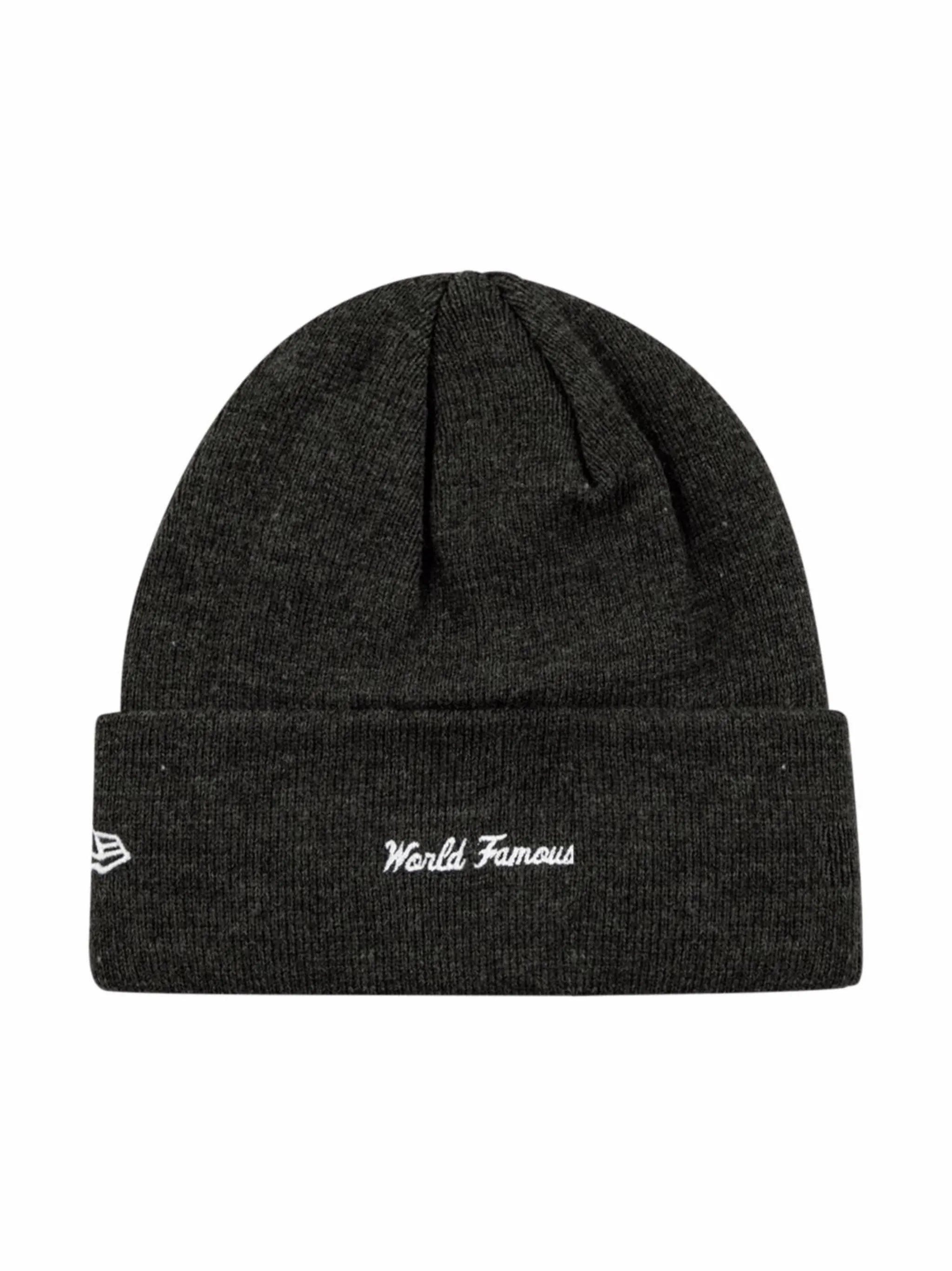 Supreme x New Era Box Logo knitted beanie (BLACK)