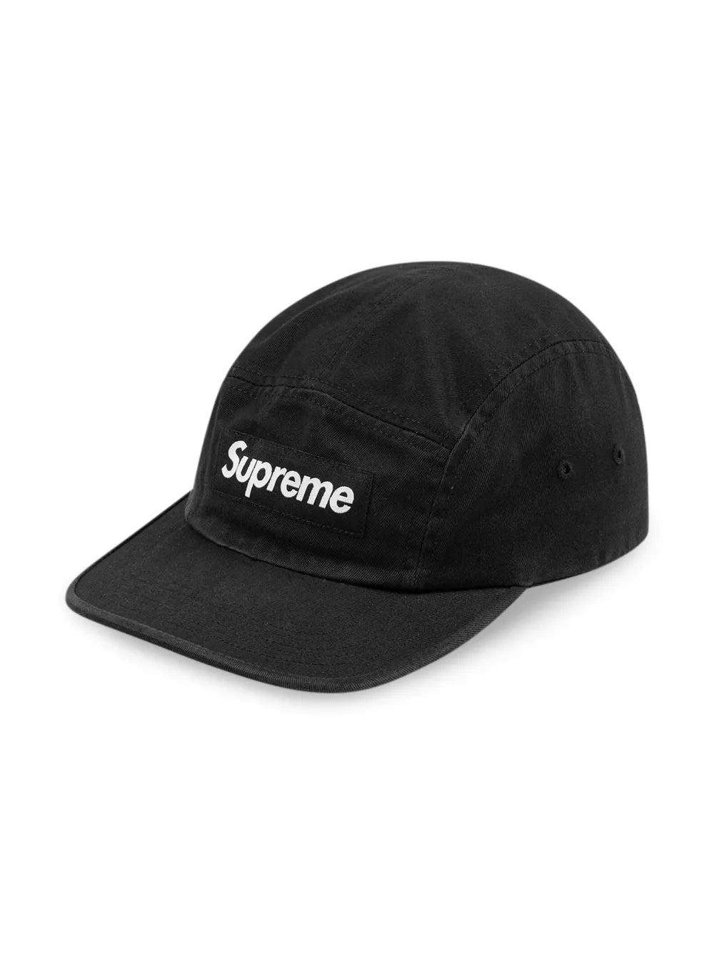Supreme Box Logo Camp II washed chino twill cap