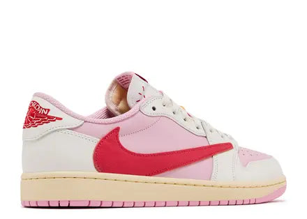 Jordan 1 Retro Low x Travis Scott "OG Sail Tropical Pink"