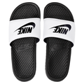 NIke Benassi JDI Slides White Black