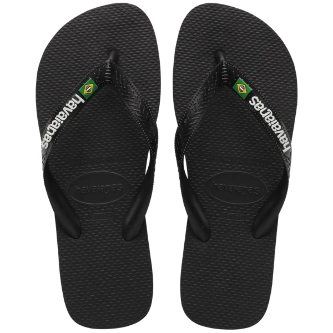 Havaianas Flip Sandals Brazil Black