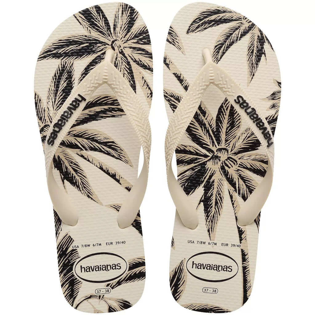 WMNS Havaianas Flip Sandals Palm Tree Print