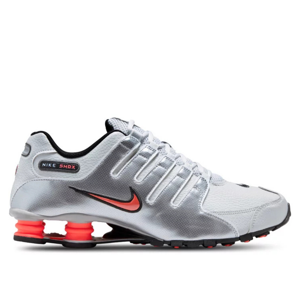 Nike Shox NZ Silver/Gray/Red - Swoosh World