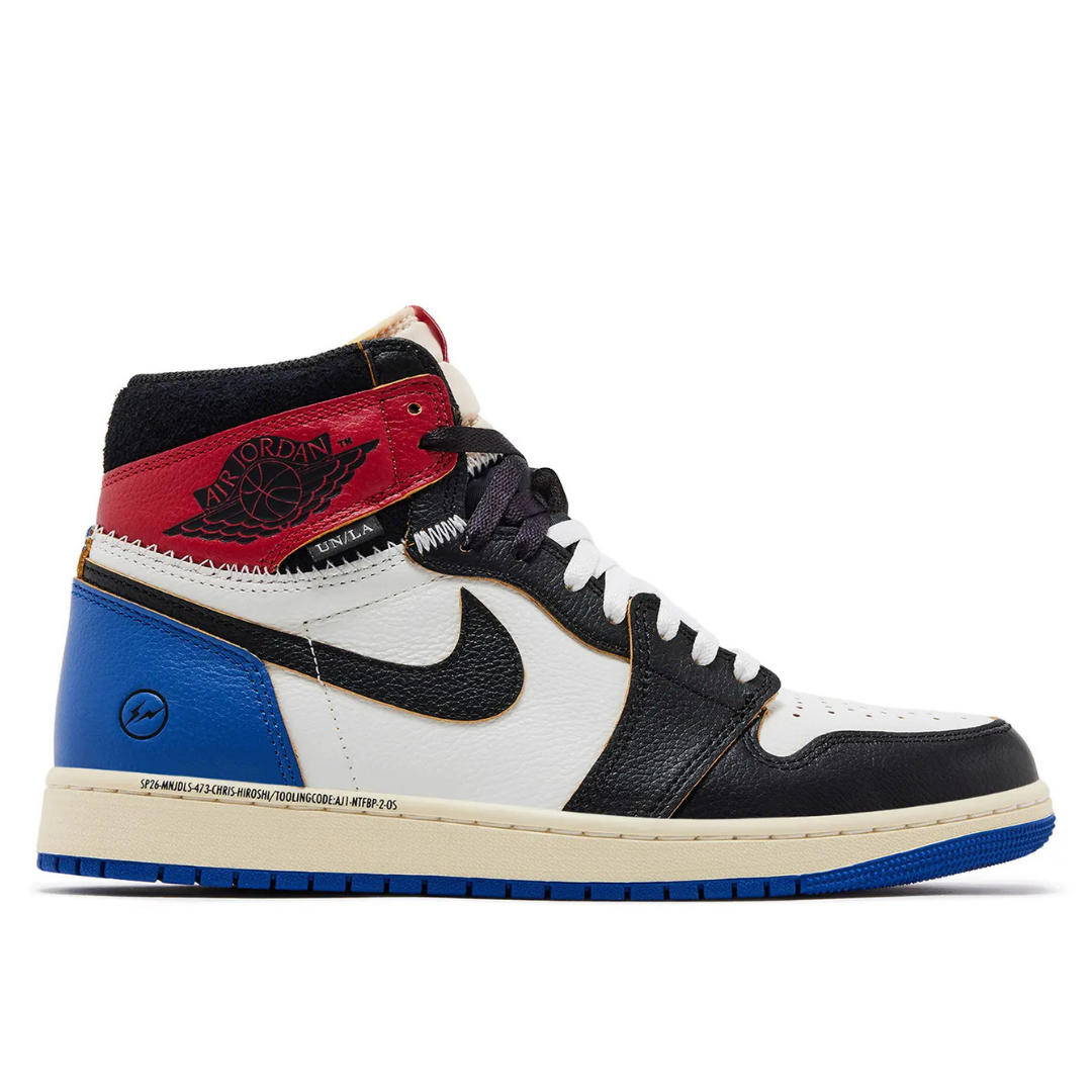 Jordan 1 Retro High OG x Fragment Design x Union LA "Varsity Red"